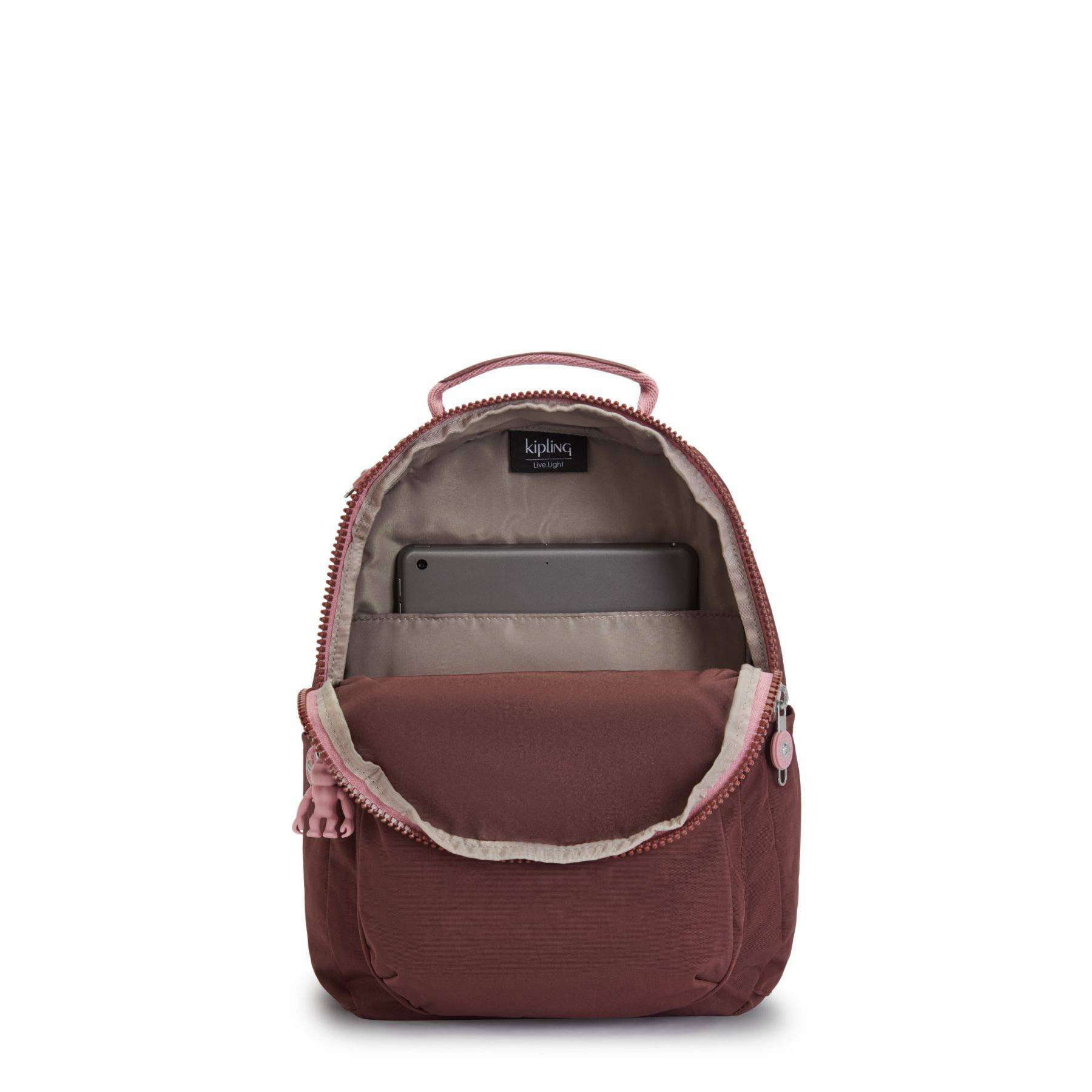 Kipling Seoul S Backpack Mahogany Bl - Image 3