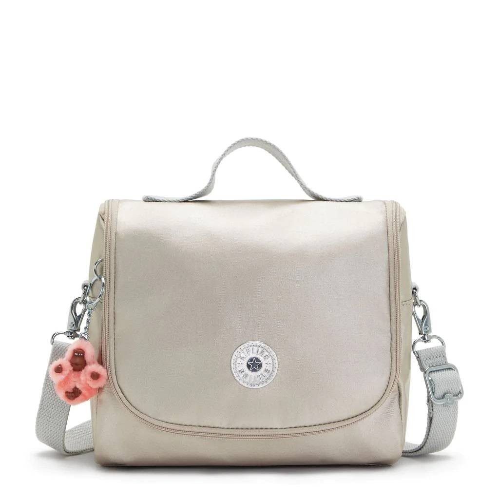Kipling New Kichirou Lunch Bag Soft Met Glow