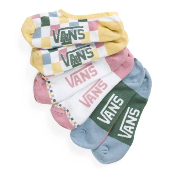 Vans Classic Check It Canoodle Kids Socks Size 1-6 - Pack of 3