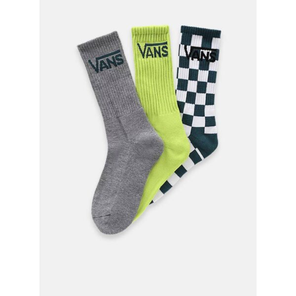 Vans Classic Crew Kids Socks Size 1-6 - Pack of 3