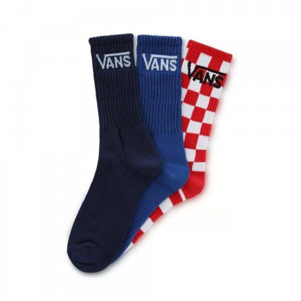 Vans Classic Crew Kids Socks Size 1-6 - Pack of 3