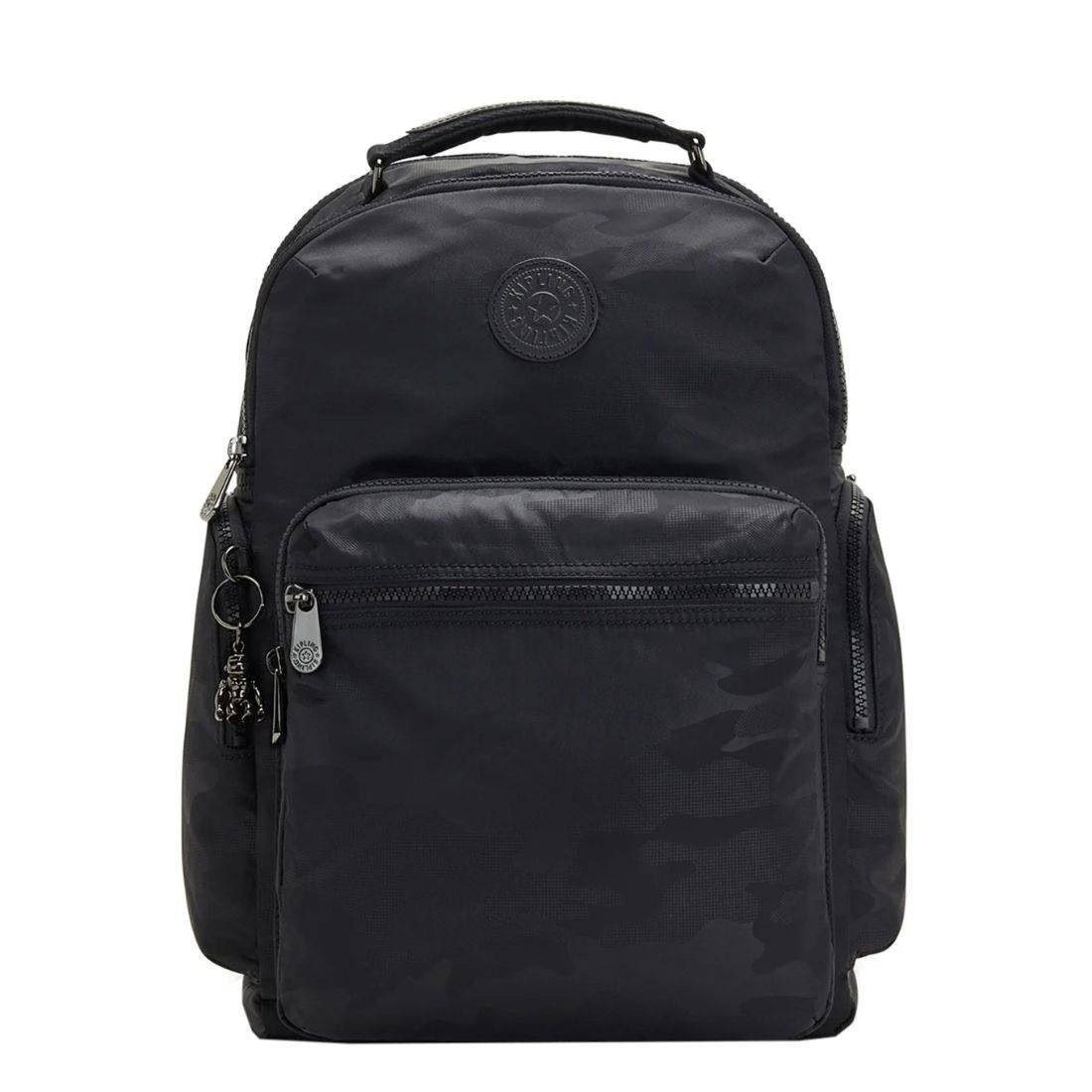 Kipling Osho Black Camo Emb Backpack