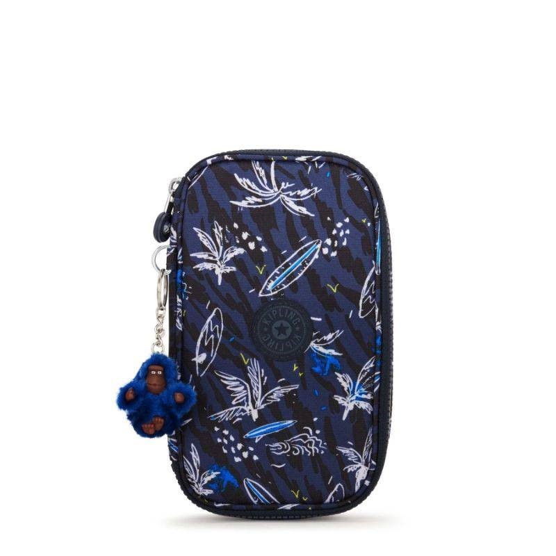 Kipling 50 Pens Surf Sea Print Pencil Case TheOutfit.me