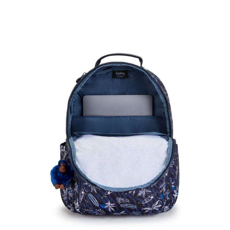 Kipling Backpack Seoul Surf Sea Print - Image 3