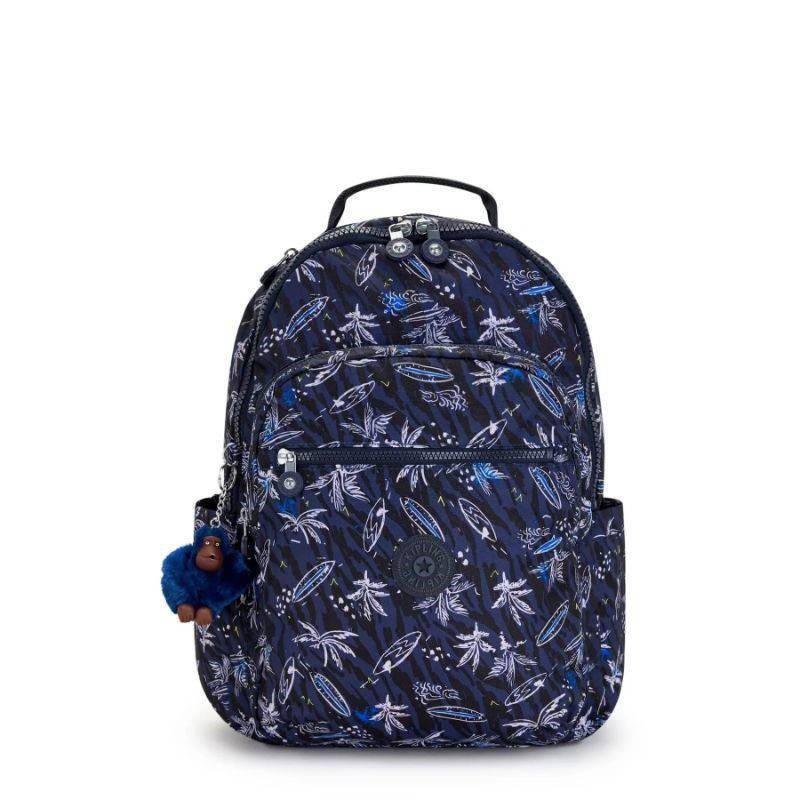 Kipling Backpack Seoul Surf Sea Print