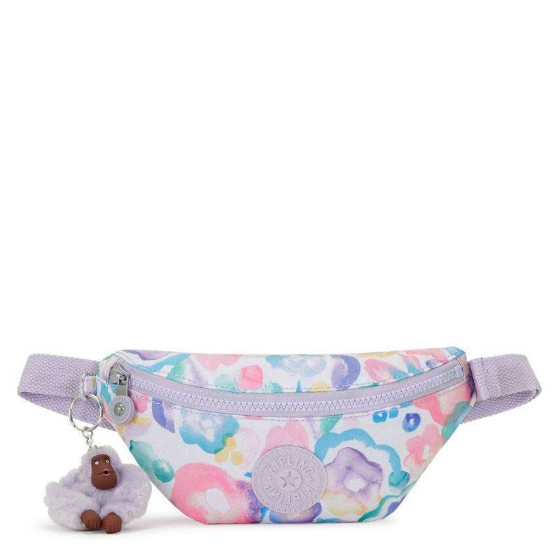 Kipling Waist Bag Happy Aqua Flowers