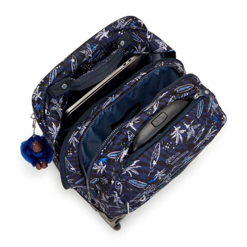 Kipling Wheeled Bag Sari Surf Sea Print - Image 3