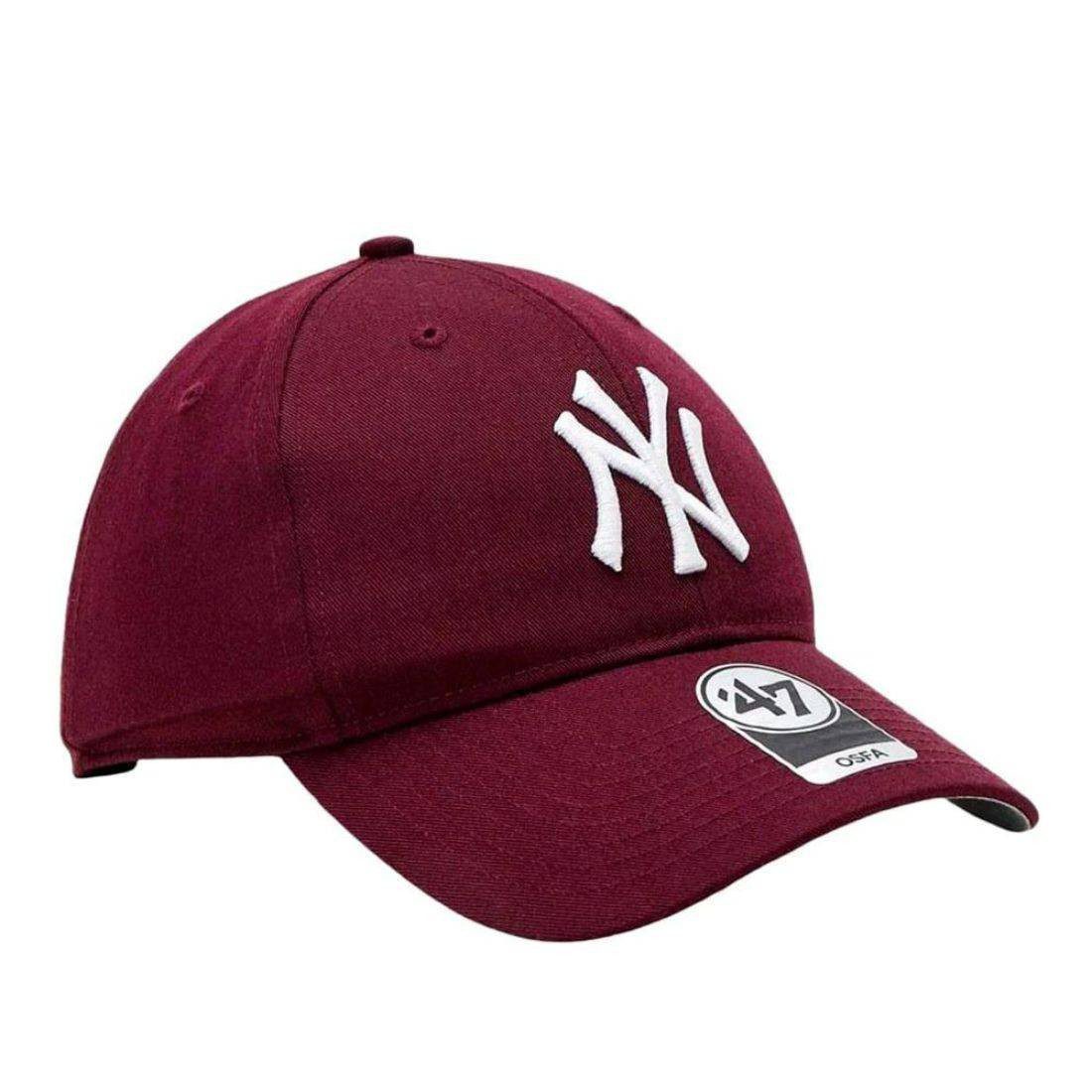 47 Brand New York Yankees Raised Basic Cap Maroon