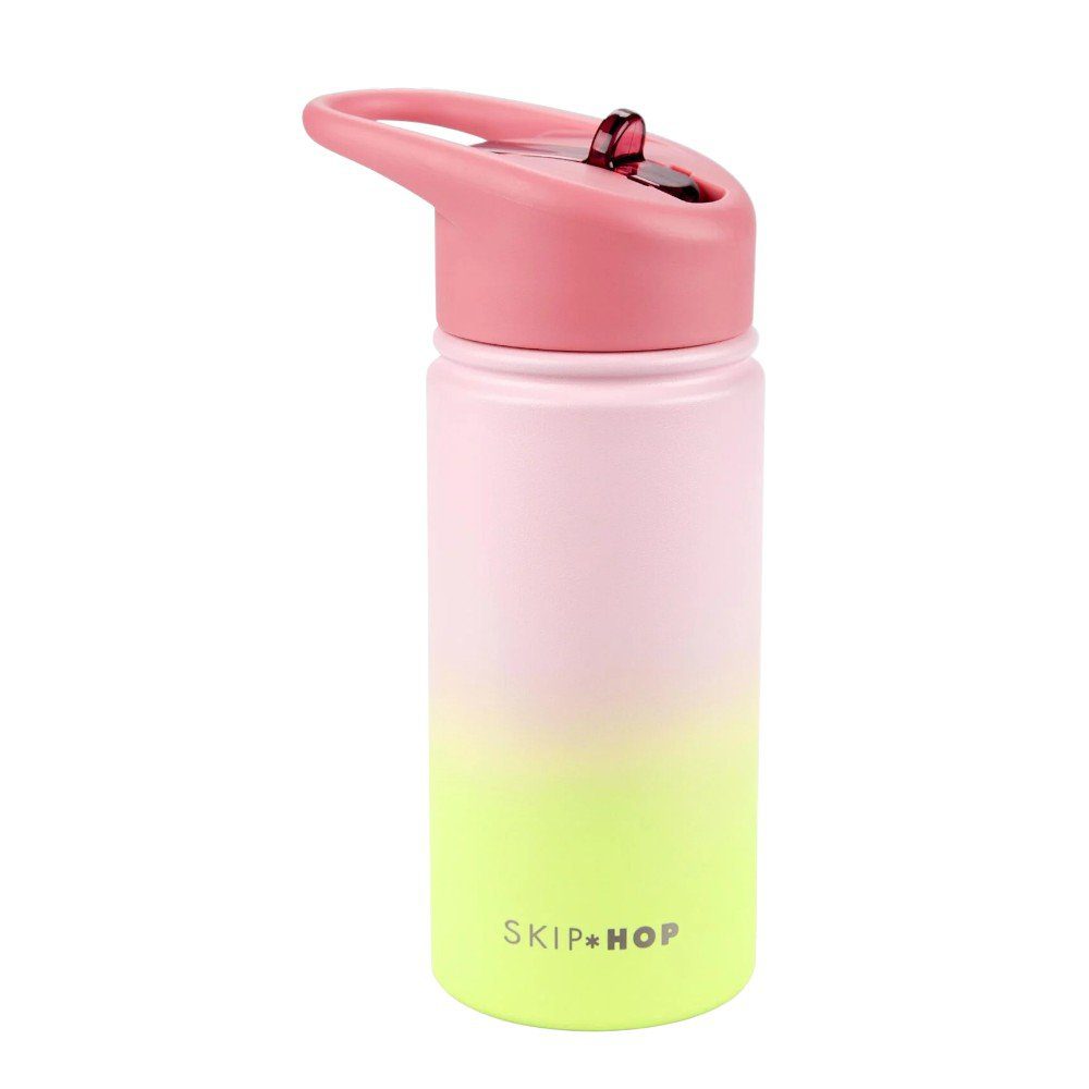 Skip Hop Wander Stainless Steel Water Bottle - Ombre Pink