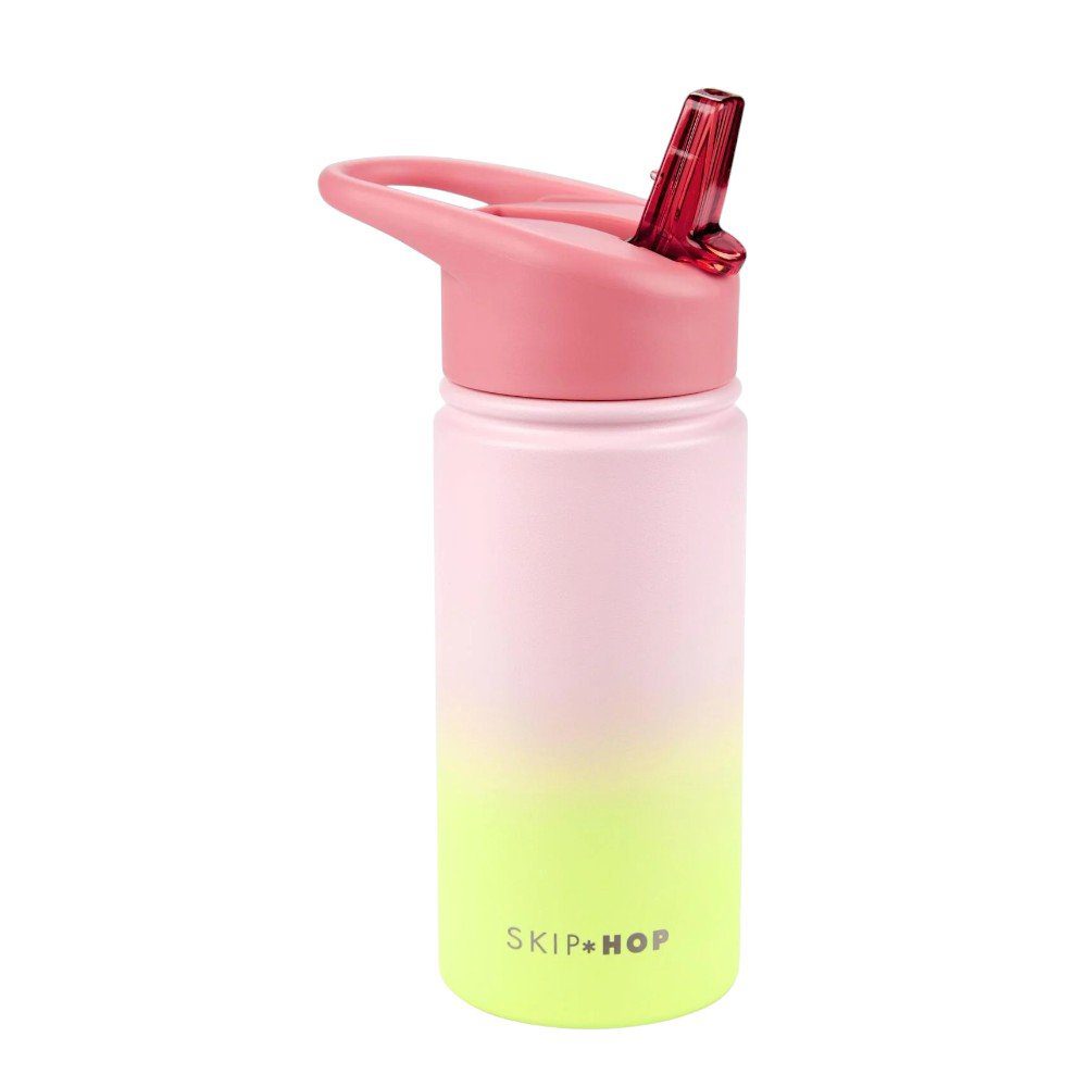 Skip Hop Wander Stainless Steel Water Bottle - Ombre Pink - Image 2