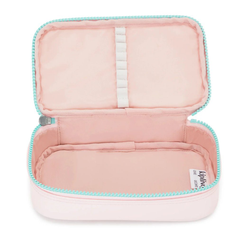 Kipling Pencil Cases 50 Pens - Sea Pink Metallic - Image 2