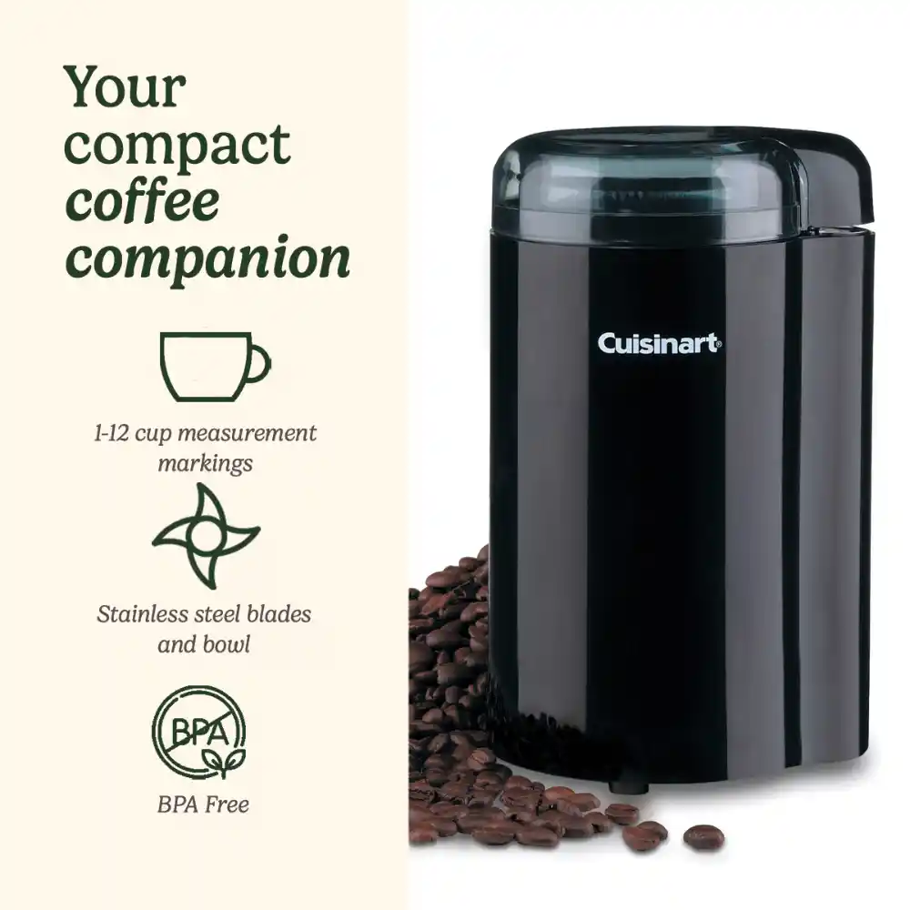 Cuisinart Coffee Grinder 135W - Black - Image 2
