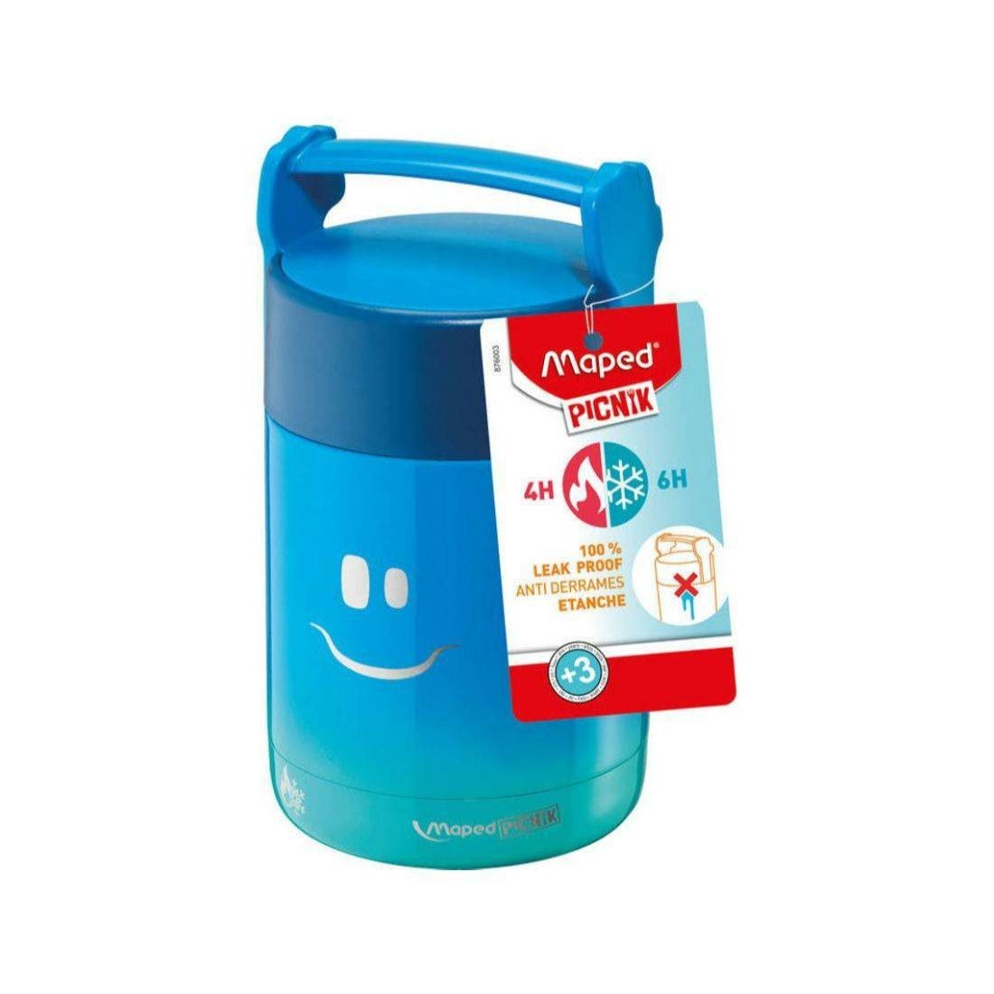 Maped Picnik Stainless Steel Food Jar Blue 350Ml