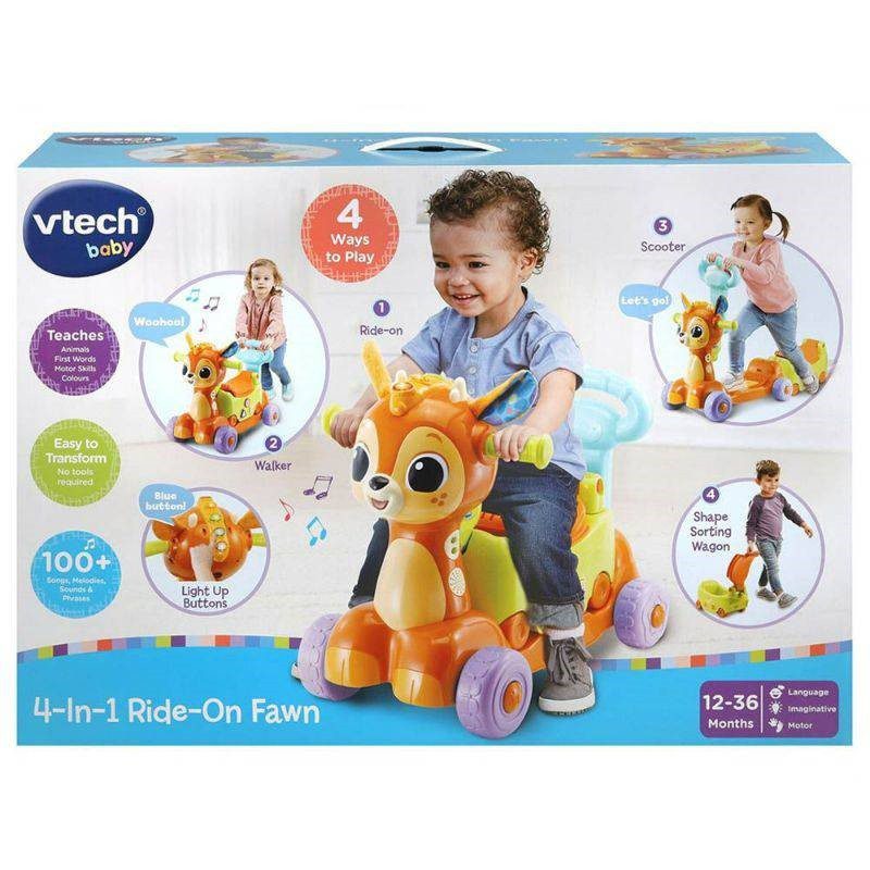 Vtech Baby 4-In-1 Ride On Fawn