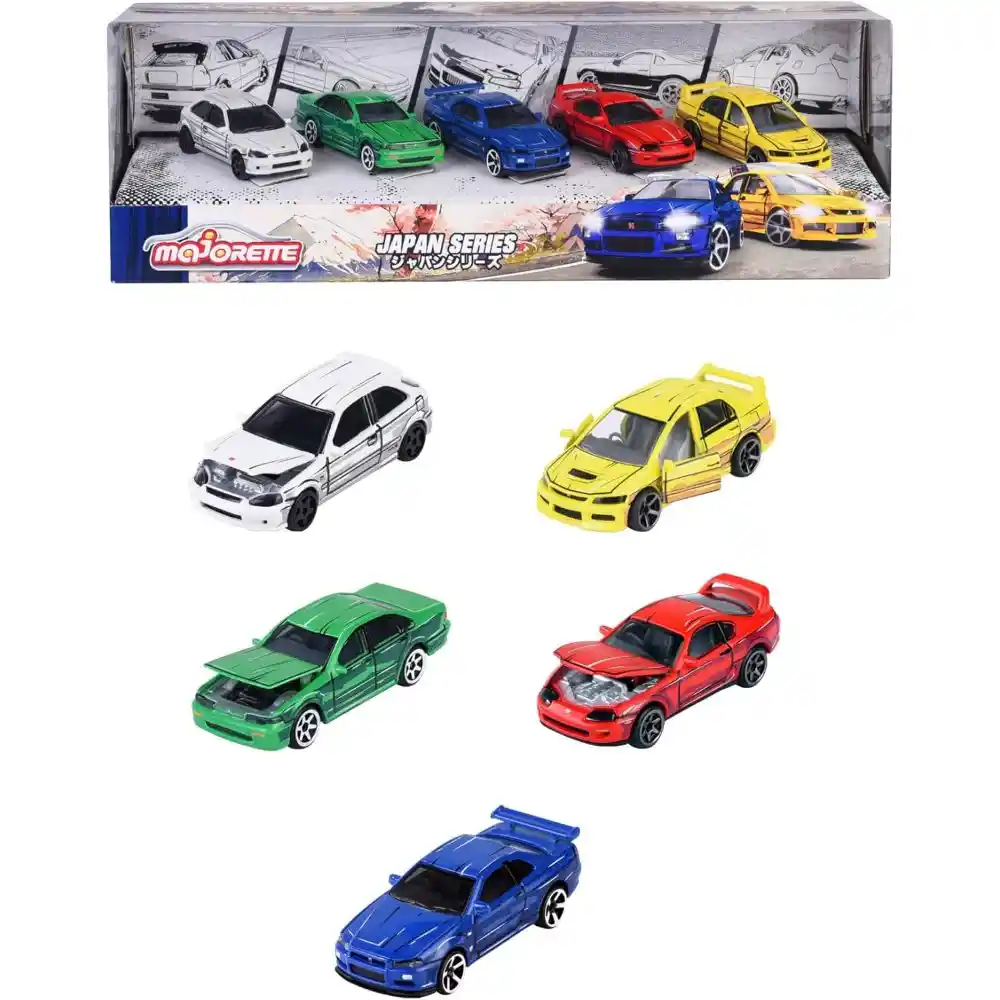Majorette - Japan Series Pack of 5