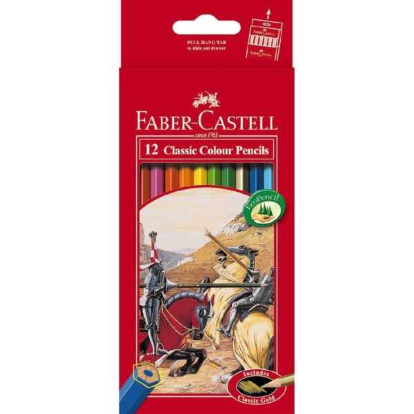 Faber Castell Coloured Pencils 12 Colors