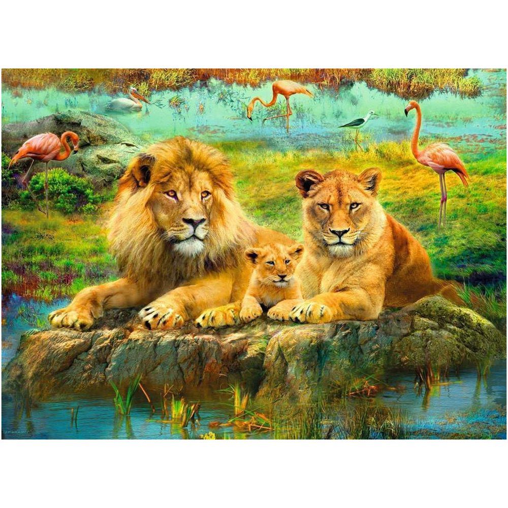 Ravensburger Puzzles Lions of the Savannah 500 Pieces - Image 2