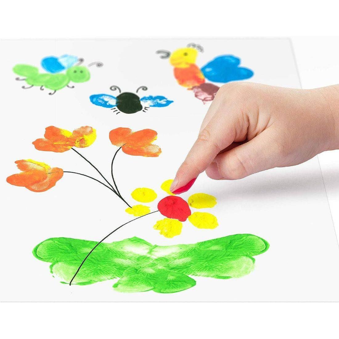 Staedtler Noris Junior Finger Paints - 4 Pieces - Image 3