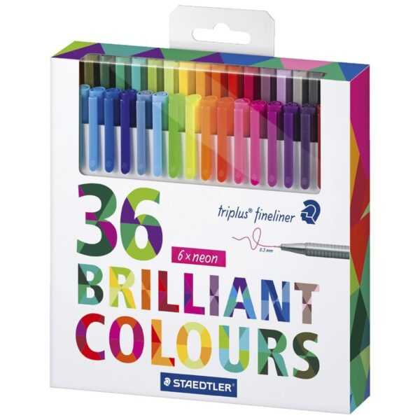 Staedtler Triplus Fineliner Color Pens Set Set of 36