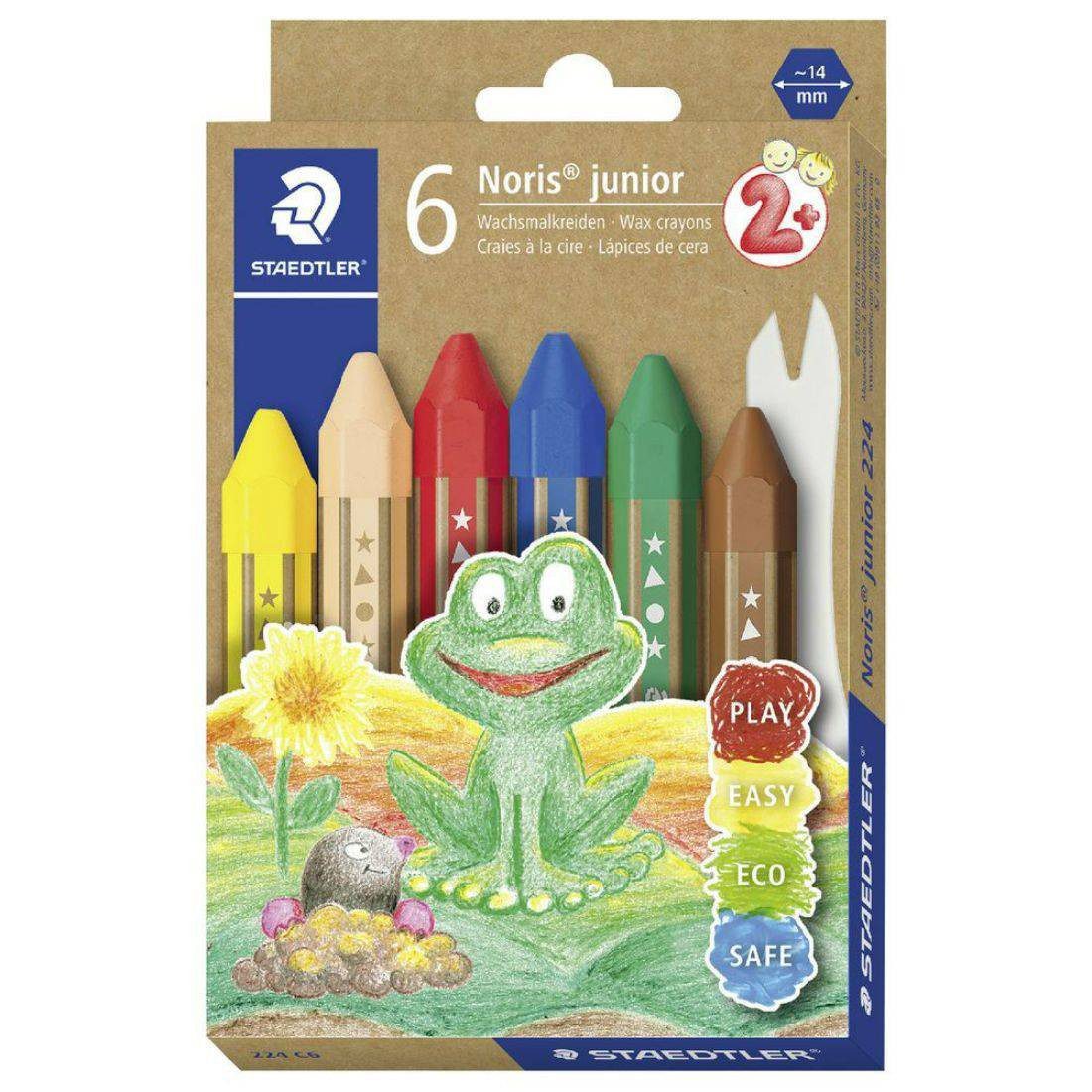 Staedtler Noris Junior Crayon - 6 Pieces