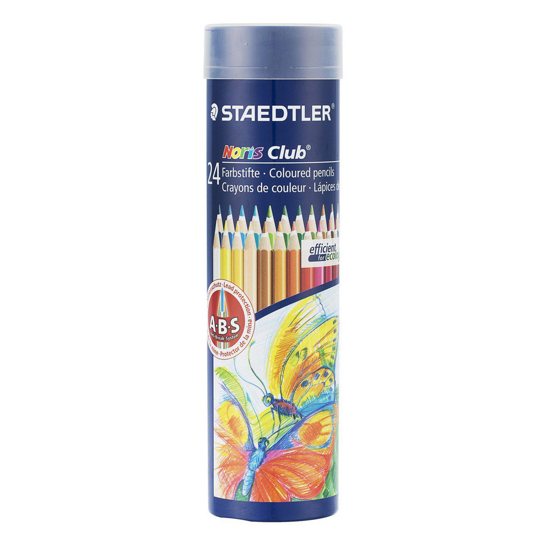 Staedtler Noris Club Metal Tin 24 Color Pencils