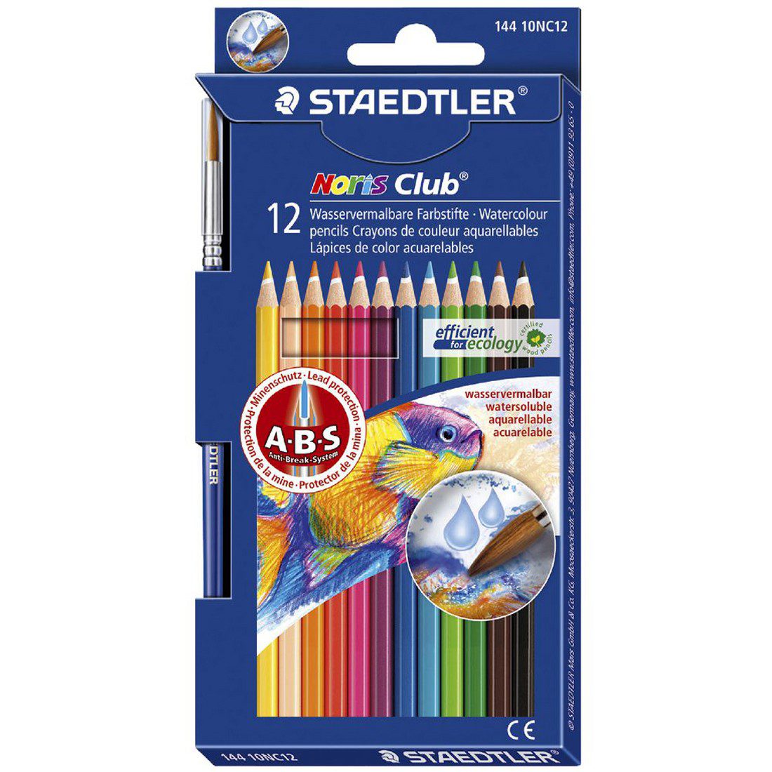 Staedtler Noris Club Watercolour Pencils Set of 12