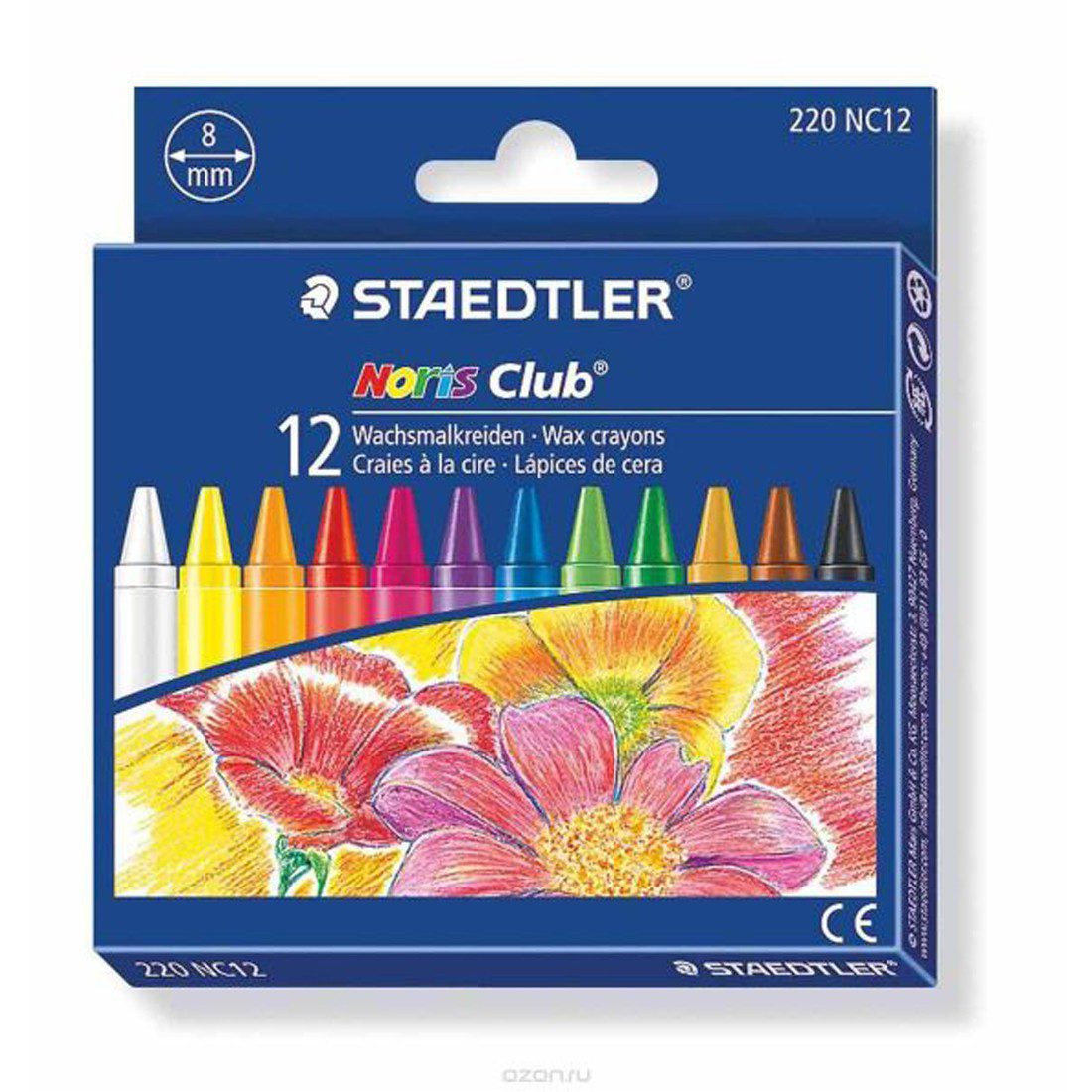 Staedtler Noris Club Wax Crayons Set of 12