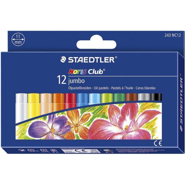 Staedtler Noris Club Jumbo Oil Pastels Set of 12