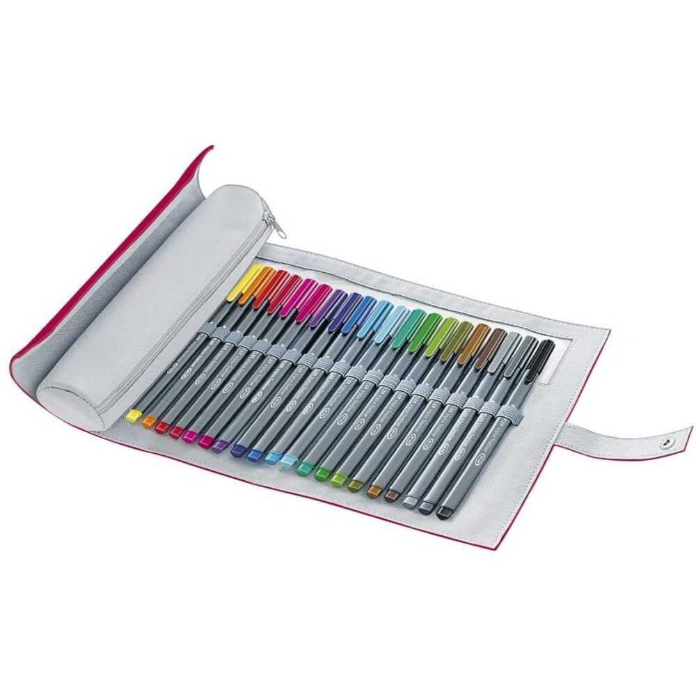 Staedtler Triplus Fineliner Pen Bag Set of 20 - Image 3