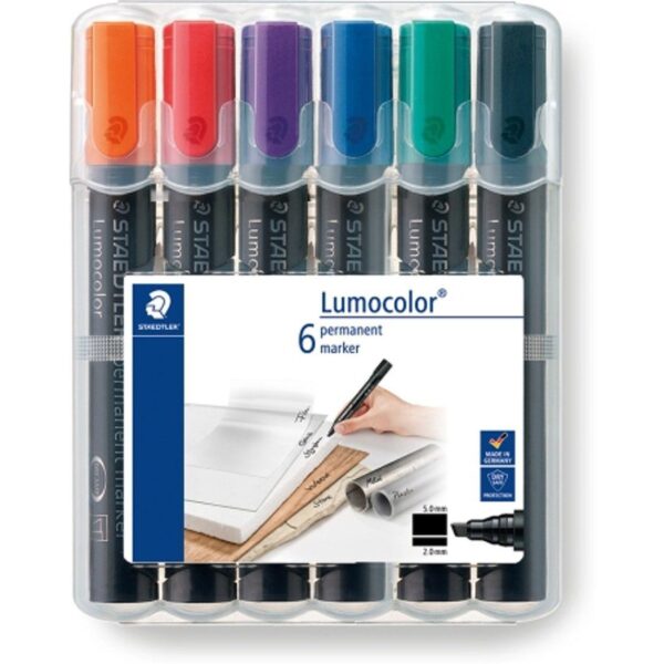 Staedtler Lumocolor Permanent Markers Set of 6