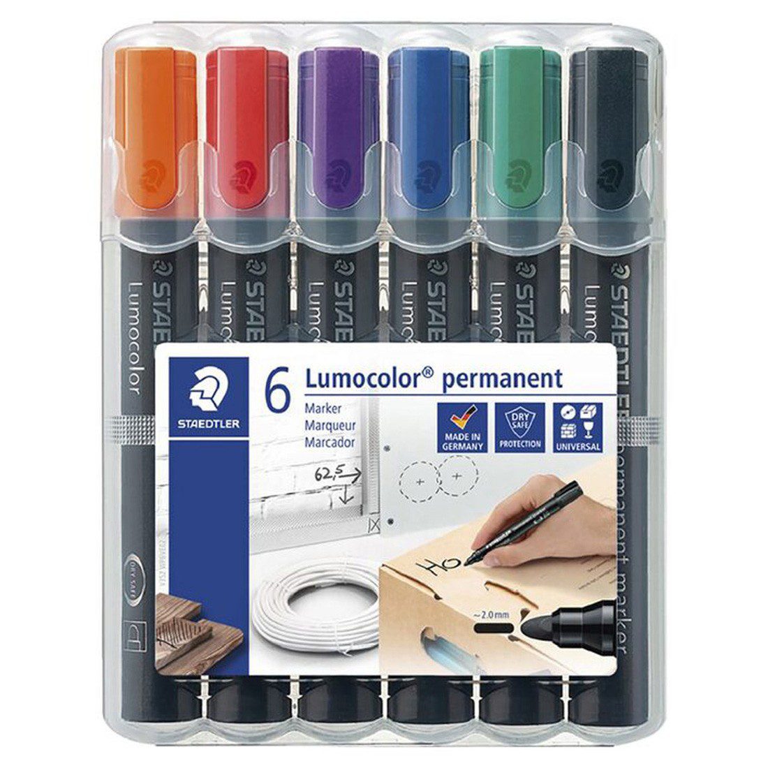 Staedtler Lumocolor Marker Set of 6
