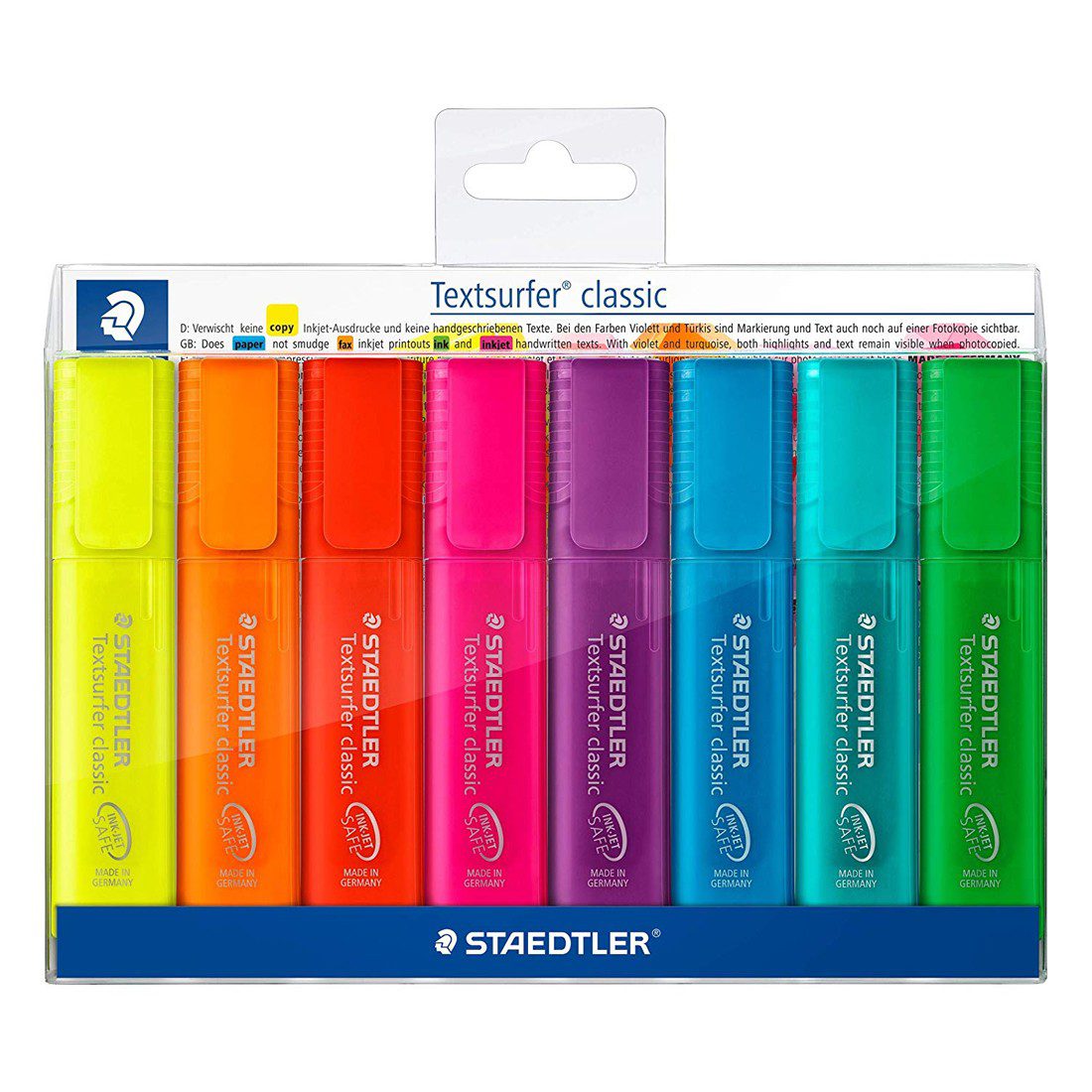 Staedtler Textsurfer Rainbow Highlighters Set of 8