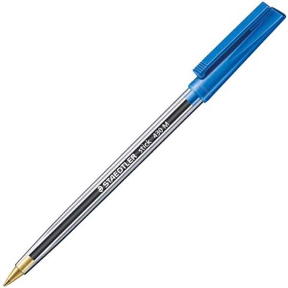 Staedtler Stick Ballpoint Pen Medium Blue