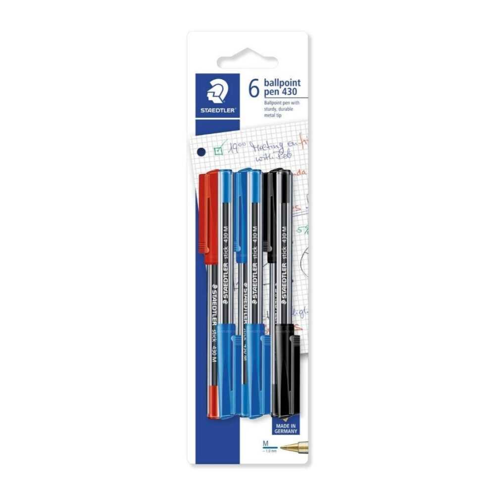 Staedtler Stick Pen 430M Ballpoint Pen Multi Colour
