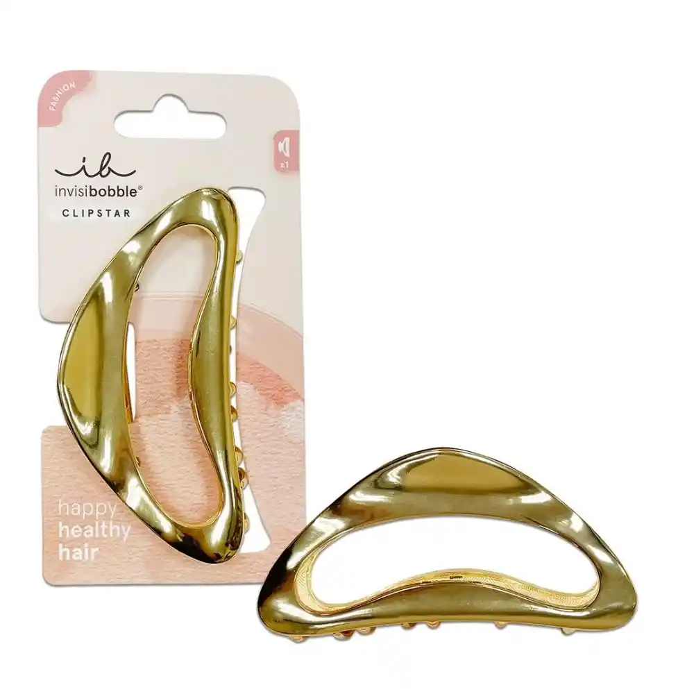 Invisibobble Clipstar Gold Luxe Large Hair Clip