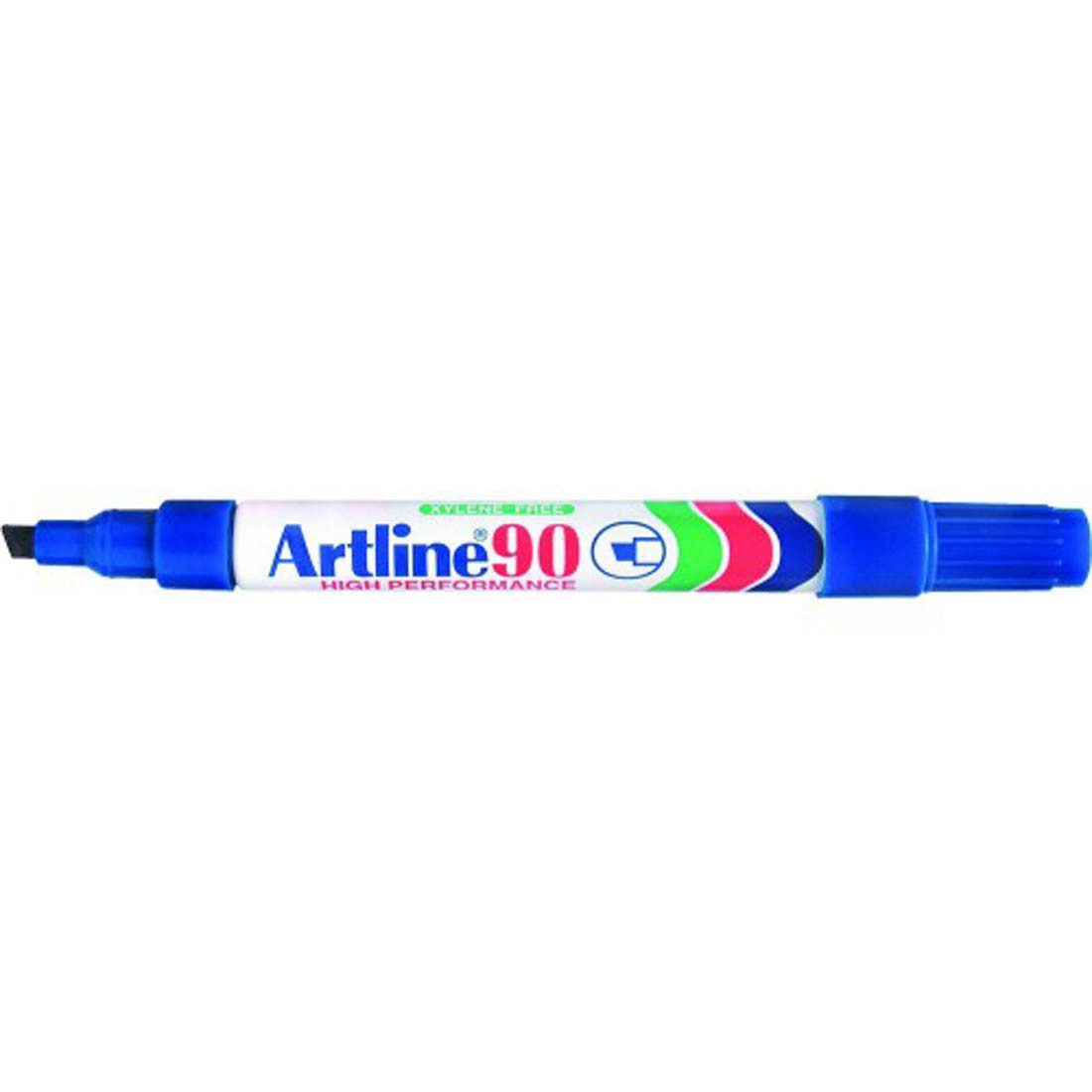 Artline Permanent Marker Chisel Nib Blue