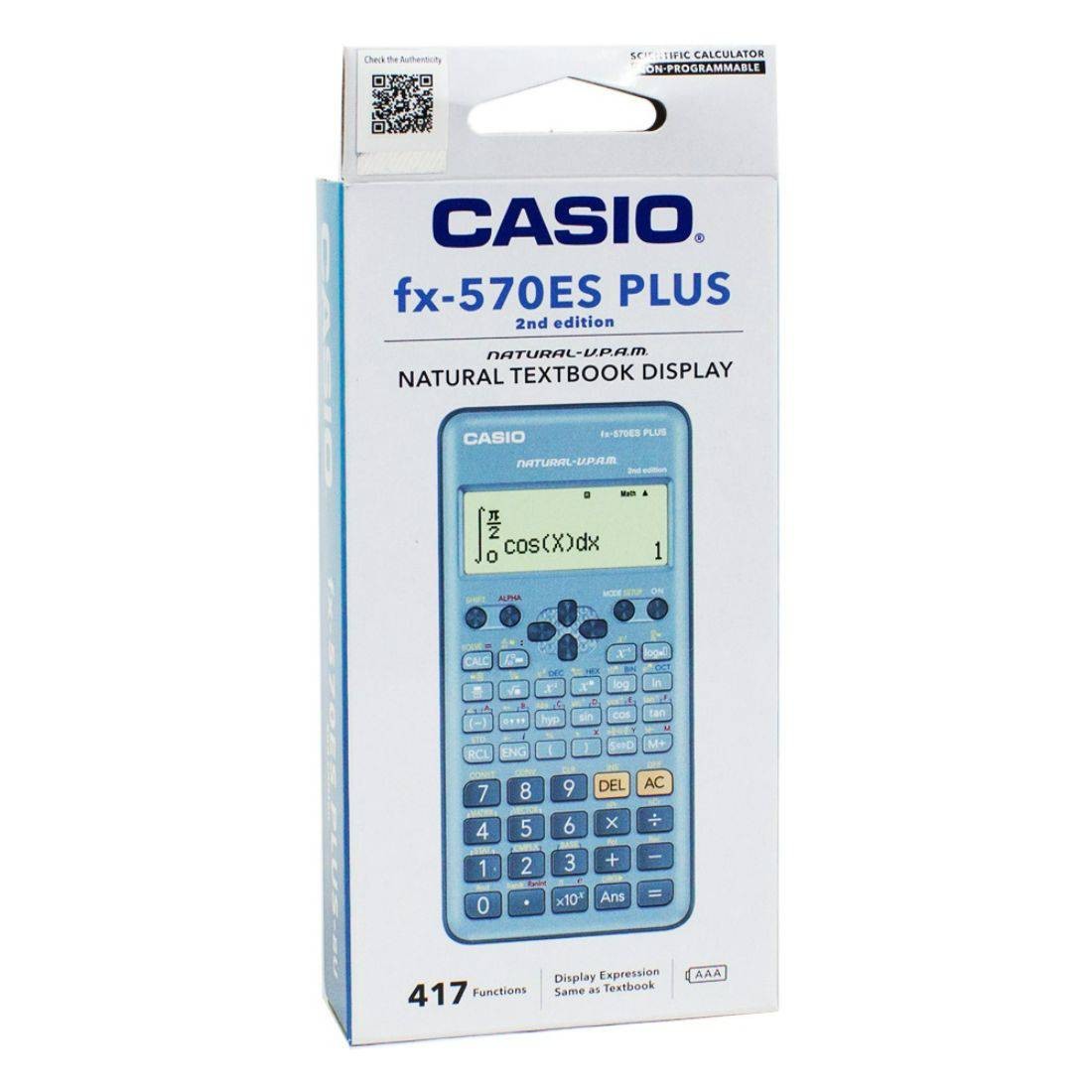 Casio Calculator fx 570ES Plus Blue TheOutfit.me
