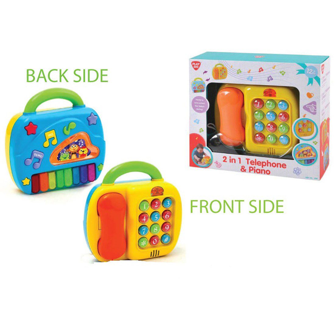 PlayGo 2 in 1 Telephone & Piano - Image 2