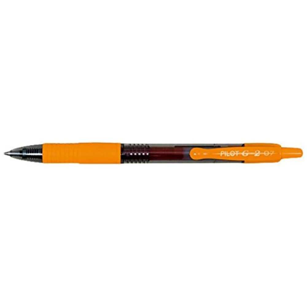 Pilot Retractable Gel Rollerball 0.7 mm Orange - Image 2