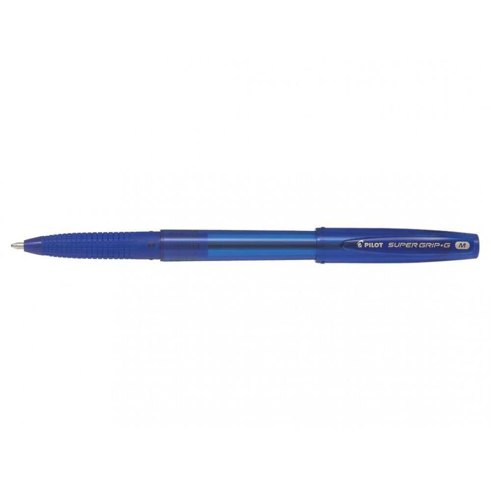 Pilot Super Grip G Ballpoint Medium Tip Pen Blue