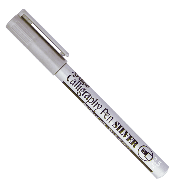 Artline Calligraphy Paint Marker Silver