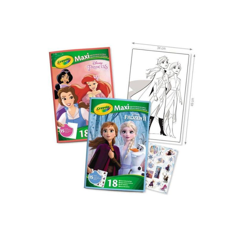 Crayola Maxi Giant Colouring Pages & Sticker Sheet - Image 2