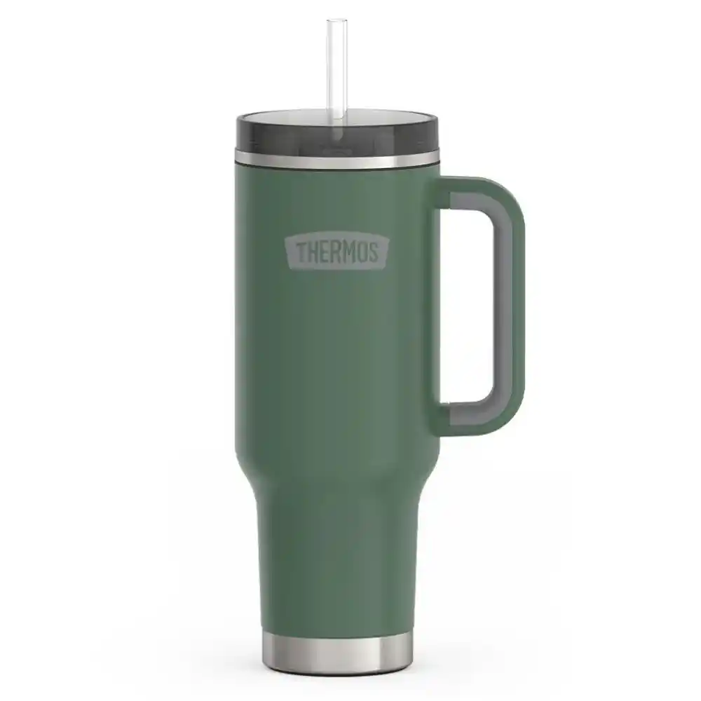 Thermos Stainless Steel Travel Mug with Dual Lid & Straw 1.2L product thumbnail 8