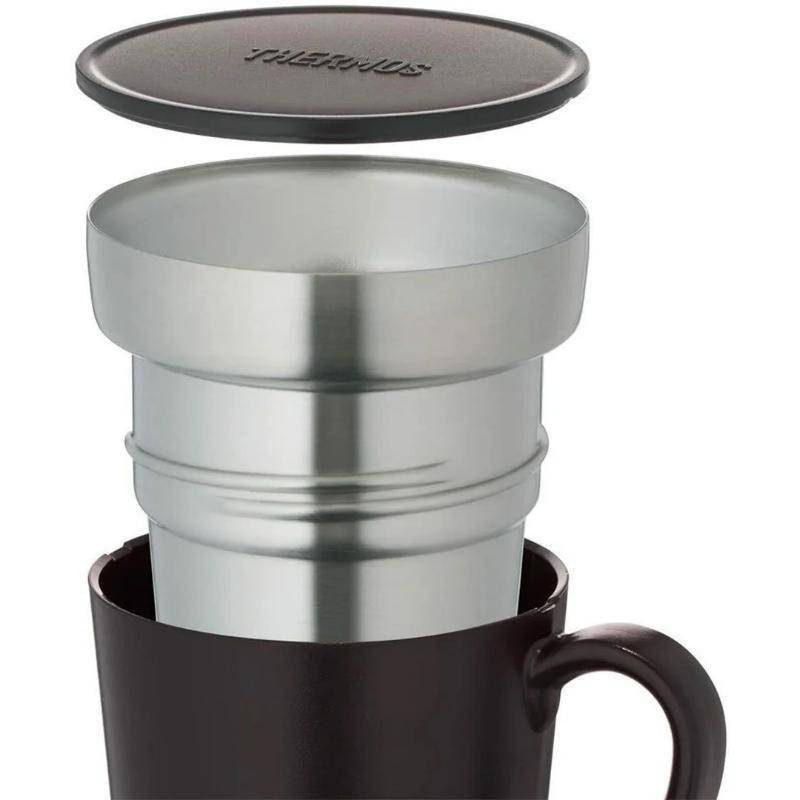 Thermos Stainless Steel Thermal Vaccum Insulated Mug Black 350 Ml - Image 2