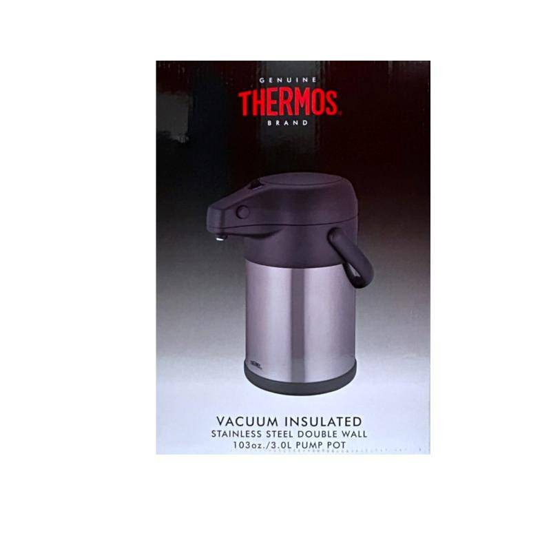 Thermos Stainless Steel Vacuum Pump Pot 3 Ltr