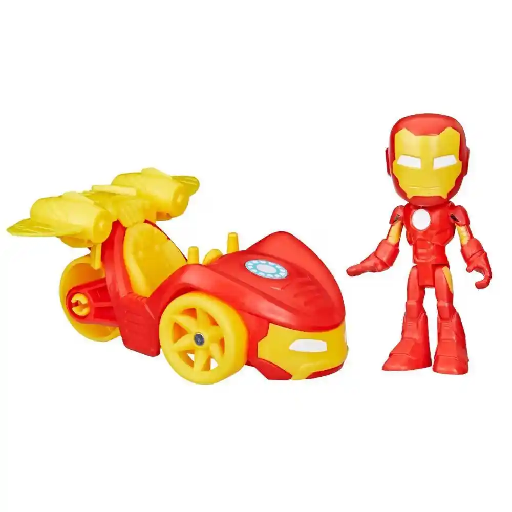 Hasbro Marvel Spidey and His Amazing Friends - Iron Racer Set - Image 2