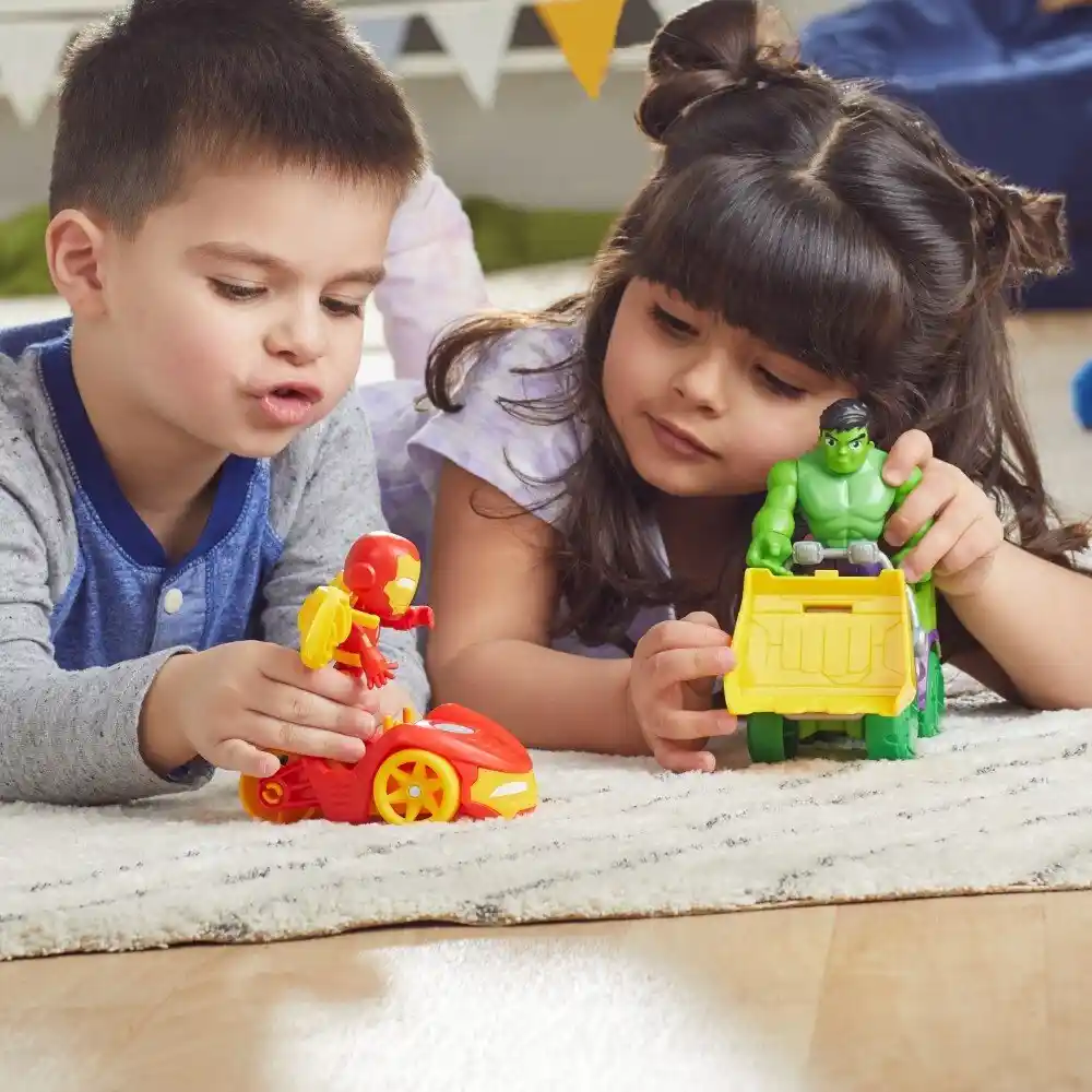 Hasbro Marvel Spidey and His Amazing Friends - Iron Racer Set - Image 3