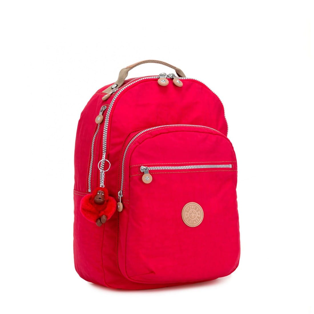 Kipling Class Seoul backpack with Laptop Protection True Red Large - Image 2