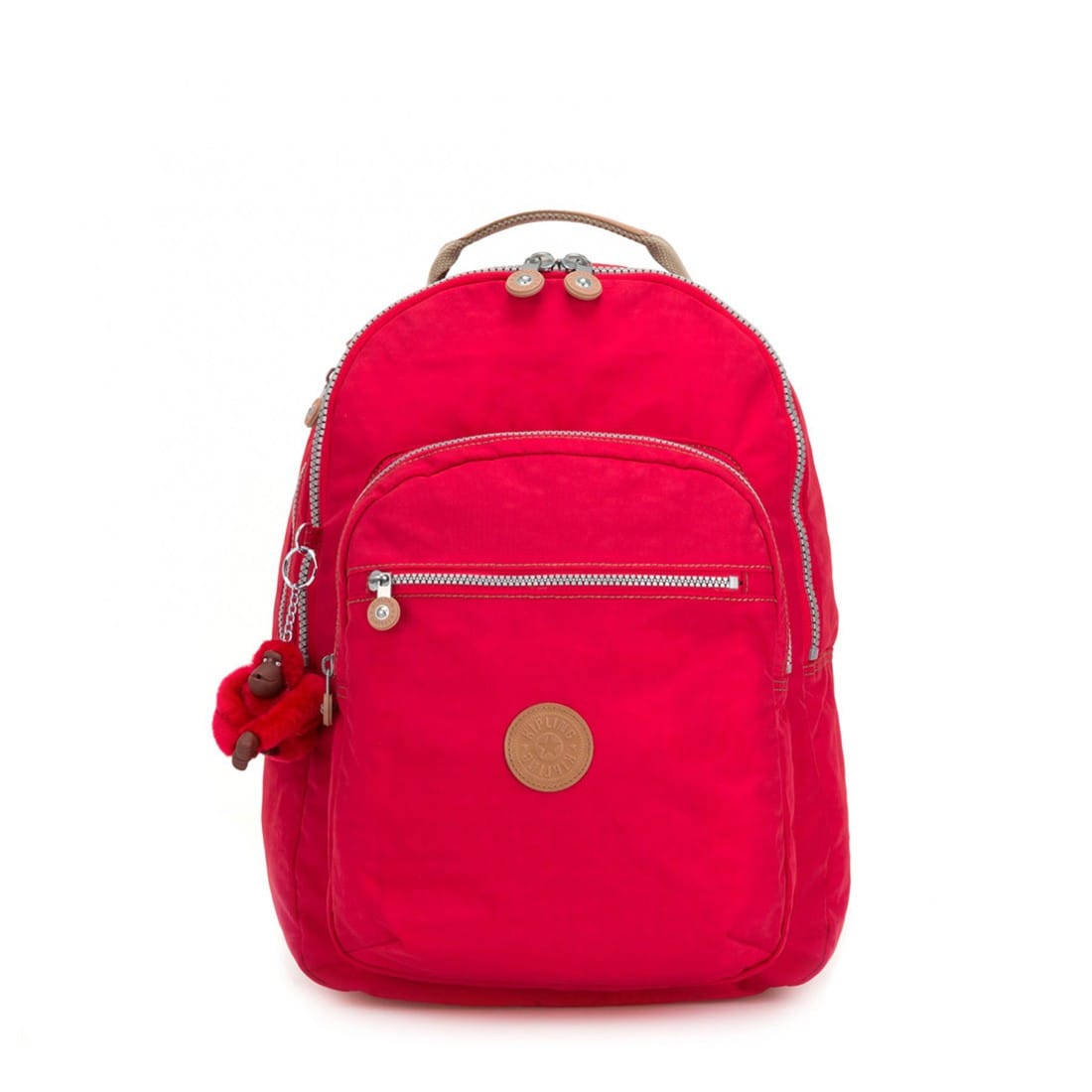 Kipling Class Seoul backpack with Laptop Protection True Red Large