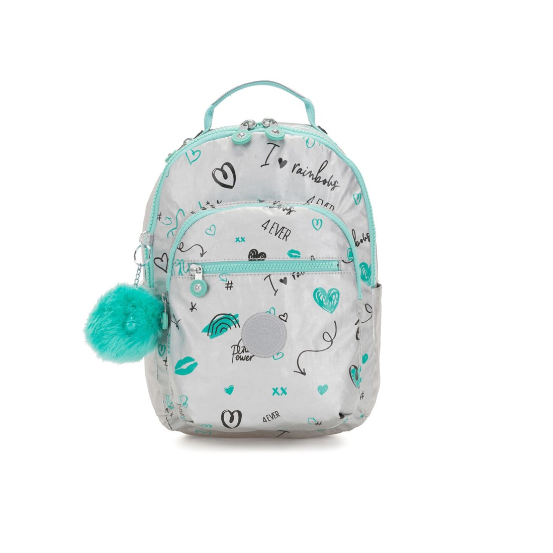 Kipling Seoul Go S Children Backpack Metallic Doodle